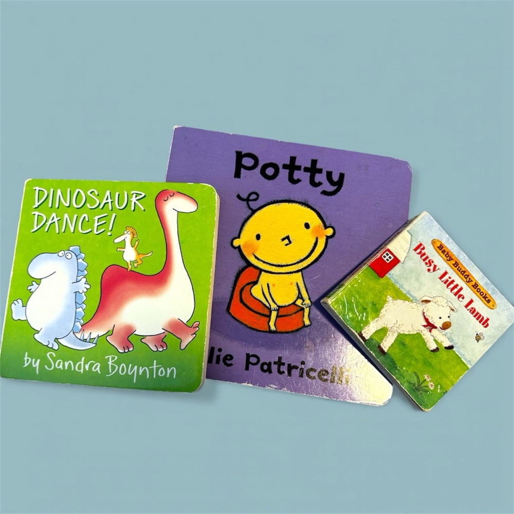 Set of board books baby / toddler  - potty training & animals